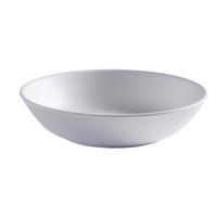 American Metalcraft Mix & Matte 12 oz White Melamine Round Bowl, 6 Inch Diameter