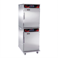 Cres Cor Half-Height Stacked Insulated Radiant Cook and Hold Oven, 8 Full-Size Pan Capacity, Solid State Controls