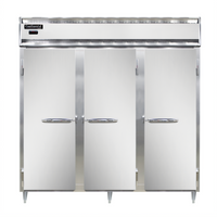 Continental Refrigerator Designer Line DL3W-SS Three-Section Reach-In Heated Holding Cabinet