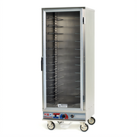 Metro C5 E-Series Mobile Full-Height Heated Holding & Proofing Cabinet, Non-Insulated, Clear Polycarbonate Door, 120V