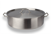 Crestware 30 Qt Stainless Steel Brazier with Cover