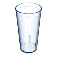 Carlisle Stackable 20 oz Tapered Blue SAN Plastic Tumbler