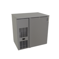 Glastender CP1FB36 Pass-Thru Back Bar Cooler, 36-Inch, One-Section, Front-Serviced, Self-Contained