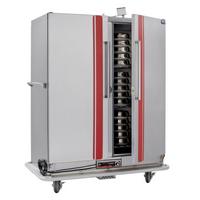 EnduraHeat BR120 Electric Heat Retention Banquet Cart, 120 Covered Plate Capacity, Double Door, Stainless Steel