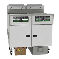 Pitco Frialator (Middleby) SSHLV184R-C/FD Solstice Supreme Gas Fryers