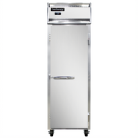 Continental Refrigerator 1FNSS One-Section 20 cu. ft. Reach-In Freezer with Stainless Steel Interior and Exterior
