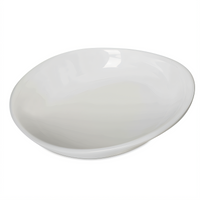 Stadia® 11-1/2 Inch Oblong Deep Melamine Pasta Plate, Greige