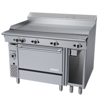 Garland Cuisine Series 48-Inch Heavy Duty Gas Griddle Top Range with Valve-Controlled Griddle and Convection Oven