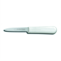 Sani-Safe 3-Inch Narrow Clam Knife with White Polypropylene Handle