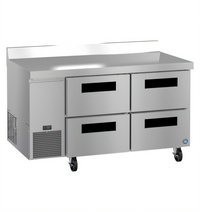 Hoshizaki Steelheart 60-Inch Two-Section Worktop Refrigerator with 4 Drawers