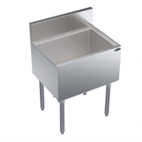 Krowne Royal Series Stainless Steel Underbar Ice Bin/Cocktail Unit, 24
