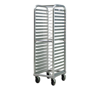 New Age Lifetime Series Wide-Angle Aluminum Bun Pan Rack, 20-Pan, 73-Inch High
