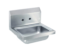 Vollrath Wall-Mount 2-Hole Stainless Steel Hand Sink, 17 x 15 Inch, 5-1/2 Inch Deep Bowl