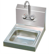 Advance Tabco Special Value Wall-Mounted Hand Sink with Splash-Mounted Faucet, 9 x 9 x 5 Bowl