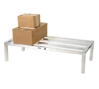 Channel Manufacturing Heavy-Duty 4-Inch Wide E-Channel Aluminum Dunnage Rack, 54 x 24 x 12 Inches