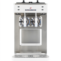 Spaceman USA 6695-CL High-Output Two-Flavor Countertop Gravity Feed Frozen Beverage Machine
