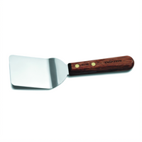Dexter Russell Traditional 2.5-Inch Solid Stainless Steel Offset Mini Turner and Server with Rosewood Handle