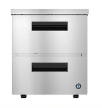 Hoshizaki Steelheart 27-Inch Undercounter Freezer with 2 Stainless Steel Drawers, 7.2 Cu. Ft.