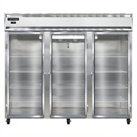 Continental Refrigerator 3FENSSGD Three-Section Extra-Wide Reach-In Glass Door Display Freezer