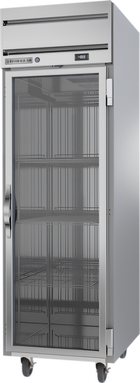 Beverage-Air Horizon Series One-Section Reach-In Freezer with Right-Hand Glass Door, 21.06 Cu. Ft., Top-Mounted Self-Contained Refrigeration