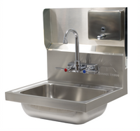 Advance Tabco 7-PS-34B Backsplash with K-13 Soap Dispenser for 10