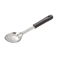 Winco 11-Inch Perforated Basting Spoon with Black Bakelite Handle