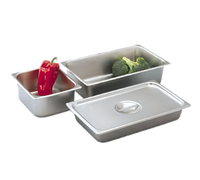 Vollrath Full-Size Solid Stainless Steel Deli Pan, 4-Inch Deep, 8-1/8 Quart
