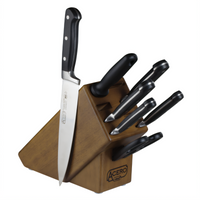 Acero 8-Piece Knife Block Set with Bonus Shears and Sharpening Steel