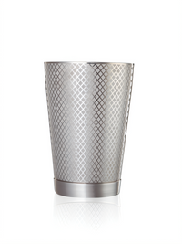 Barfly Diamond Lattice 18 oz Stainless Steel Cocktail Shaker