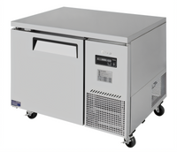 Turbo Air J Series 44-Inch One-Section Side Mount Undercounter Refrigerator with Solid Stainless Steel Door, 11 Cu. Ft.