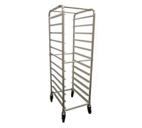 Serv-Ware 20-Tier Aluminum End-Loading Pan Rack with Casters