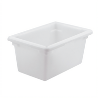 Winco Half-Size 9-Inch Deep White Polypropylene Food Storage Box, 5 Gallon
