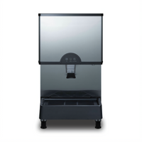 Accucold Countertop Ice and Water Combination Dispenser with 282 lb Daily Nugget Ice Production