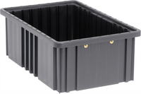 Quantum Conductive Dividable Grid Container, 16-1/2 x 10-7/8 x 6 Inch, Black