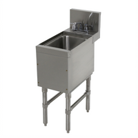 Advance Tabco Prestige Supreme Freestanding Underbar Hand Sink with Deck-Mount Faucet