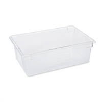 Clear Polycarbonate Food/Tote Box with Date Control Panel, 12.5 Gallon, 26 x 18 x 9 Inches