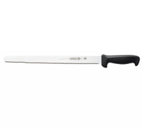 Mundial 14-Inch Serrated Slicer Knife with Black Polypropylene Handle