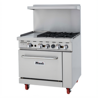 Migali Industries C-RO4B-12GL-NG Competitor Series® Gas Ranges