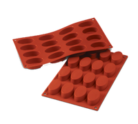 Silikomart Oval 16-Section Silicone Baking Mold