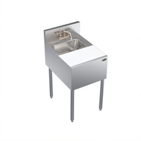 Krowne Royal Series 18-Inch Underbar Speed Station with Speed Rinser and Cutting Board