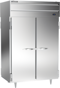 Beverage-Air P Series Top-Mount Pass-Thru Two-Section Warming Cabinet, 43.3 Cu. Ft., 4 Solid Doors