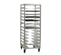 New Age Universal Mobile Stepped-Angle Pan Rack, 13-Pair, 24-1/2