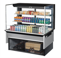 Turbo Air 48-Inch Drop-In Horizontal Open Refrigerated Display Case, Low Profile, 15.2 Cu. Ft.