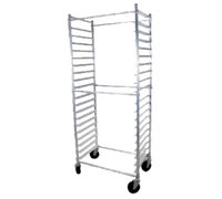John Boos Mobile Side-Loading Aluminum Bun Pan Rack, 20-Pan Capacity