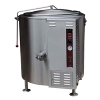 Crown GL-60FE 60 Gallon Full-Jacket Gas Stationary Steam Kettle