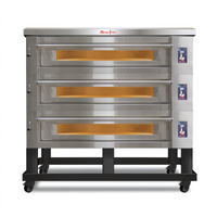 Marra Forni ELST55-36/3 Three-Deck Electric Stackable Deck Oven with 55 x 36-Inch MarraStone Cooking Surfaces