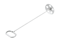 Stainless Steel Milk Stirrer/Masher with 26-Inch Handle and 5-Inch Blade