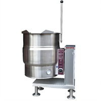 Crown EC-20T 20 Gallon Electric 2/3 Jacketed Tilting Steam Kettle