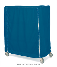 Metro Waterproof Mariner Blue Cart Cover for 48 x 21 x 74 Inch Queen Mary & Banquet Carts