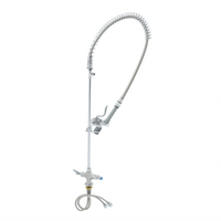 T&S Brass EasyInstall Single-Hole Deck-Mount Pre-Rinse Unit with 24-Inch Riser and 44-Inch Hose